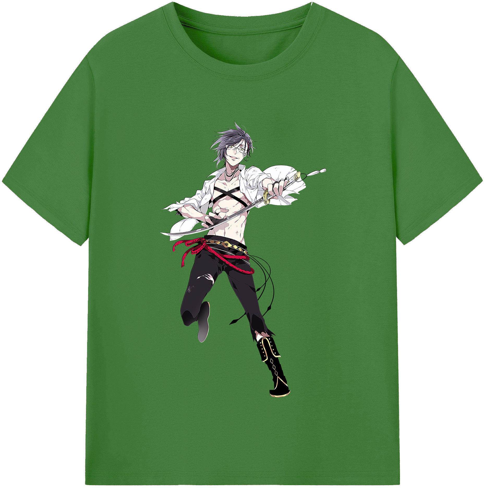 （画像用） 刀剣乱舞 Touken Ranbu レディースカジュアルプリントTシャツ（綿100％）
